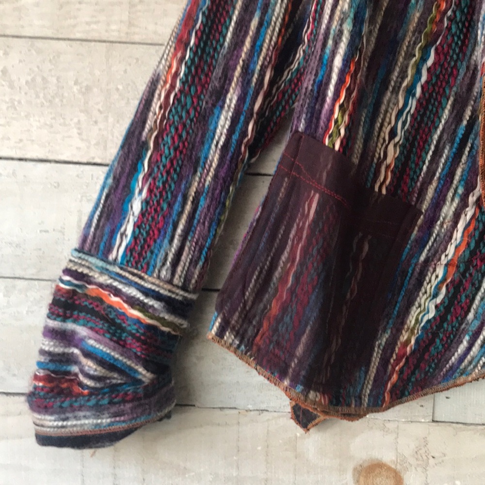 Joyce Seppala Designs wool multicolour cardigan - Picture 3 of 14